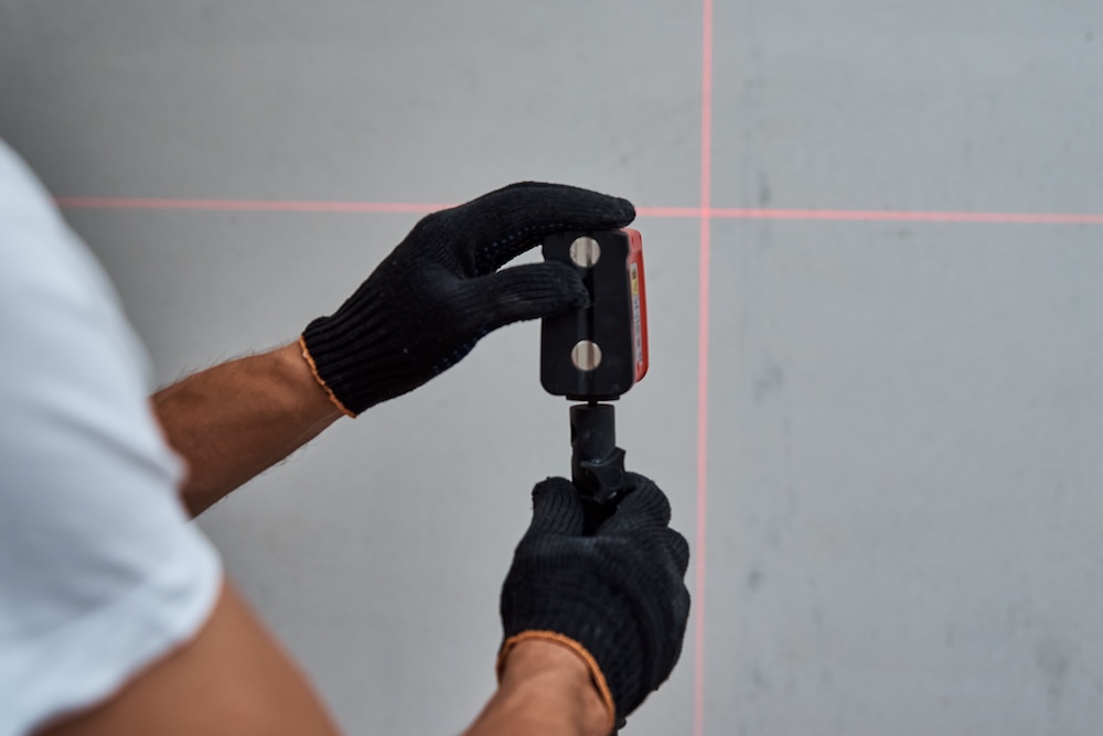 jak obliczyć metry kwadratowe za pomocą lasera 