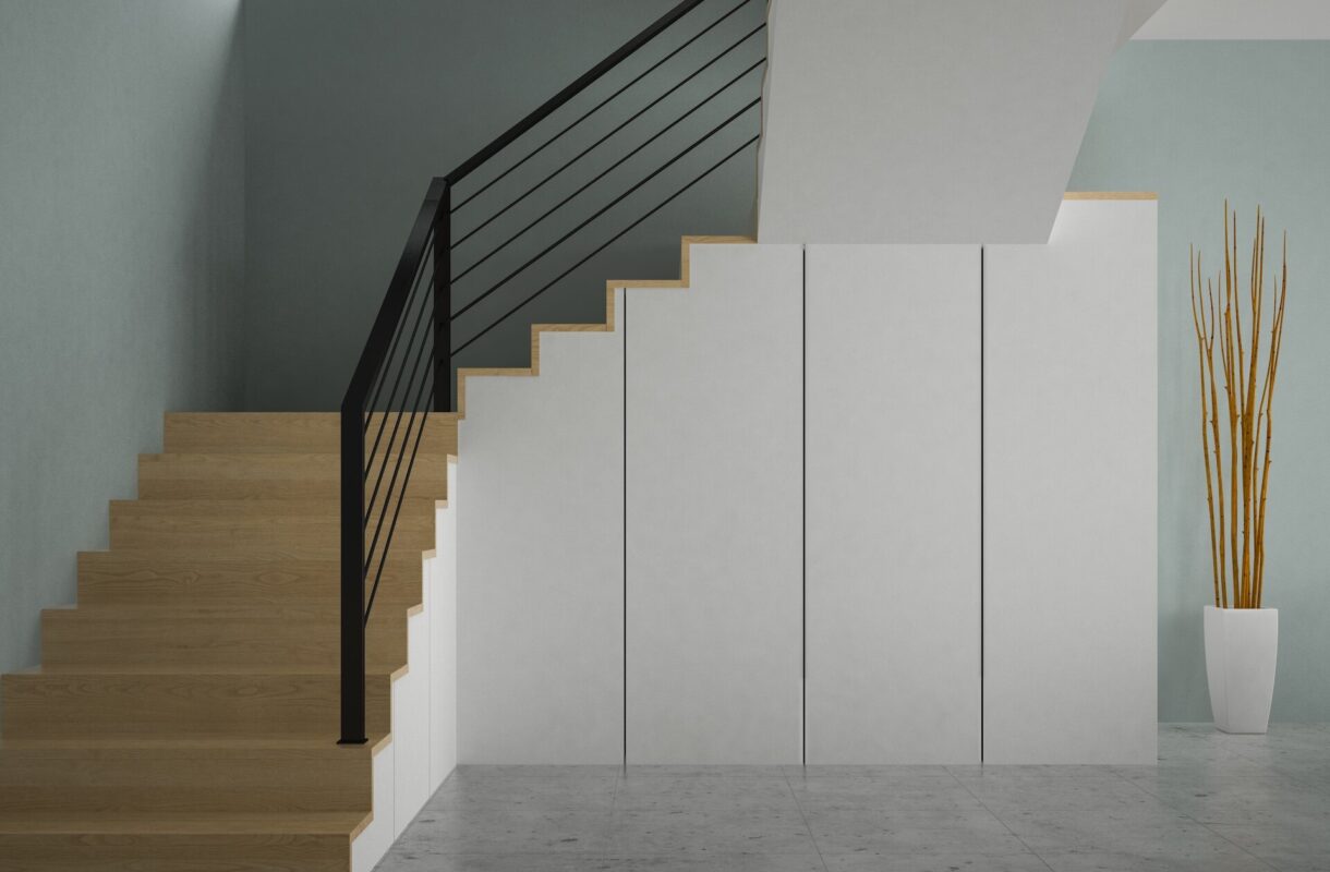 Zabudowy pod schodami – 14 pomysłów na pustą przestrzeń