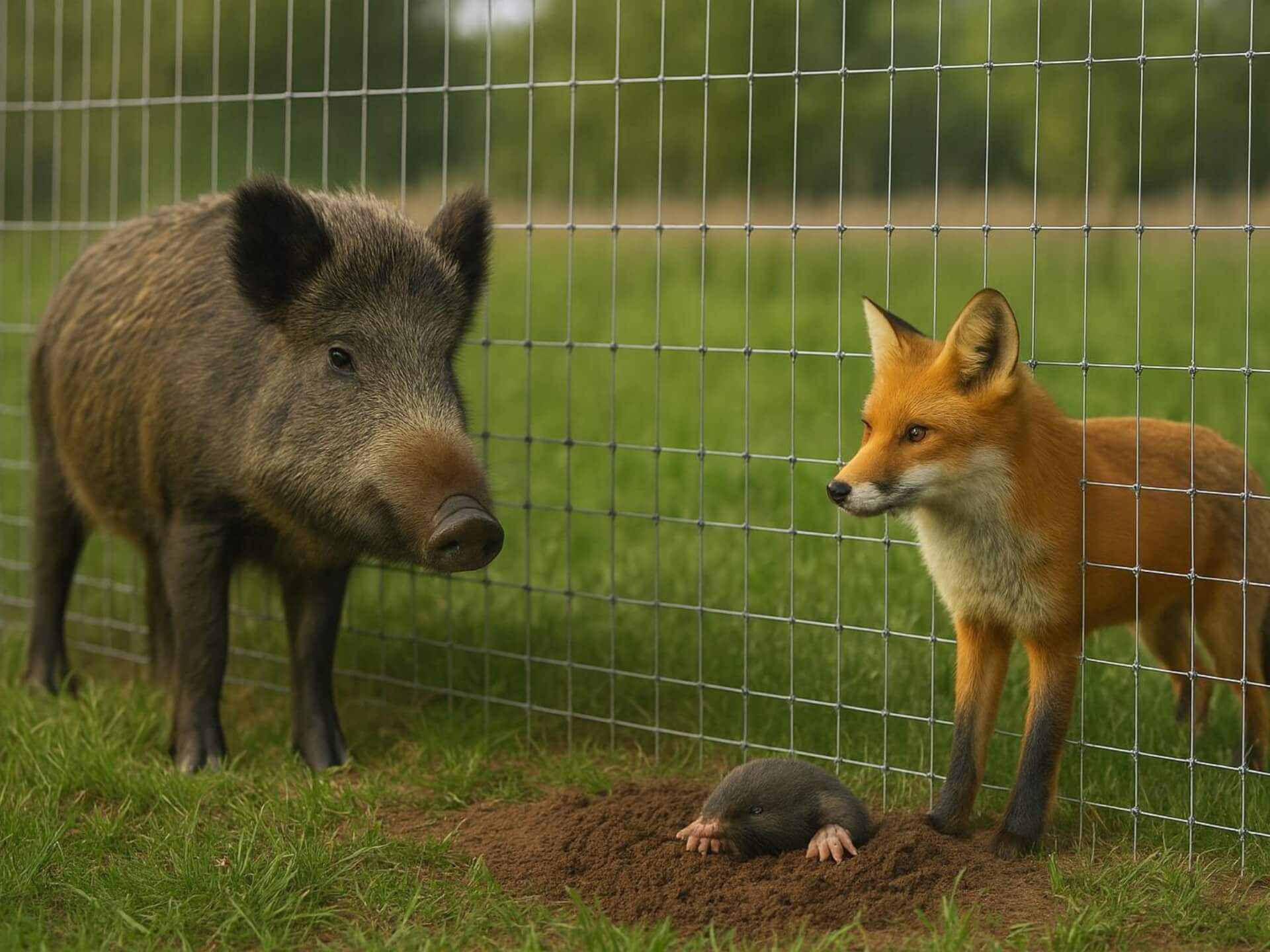 Jak zabezpieczyć działkę przed dzikami, lisami i kretami? Poradnik