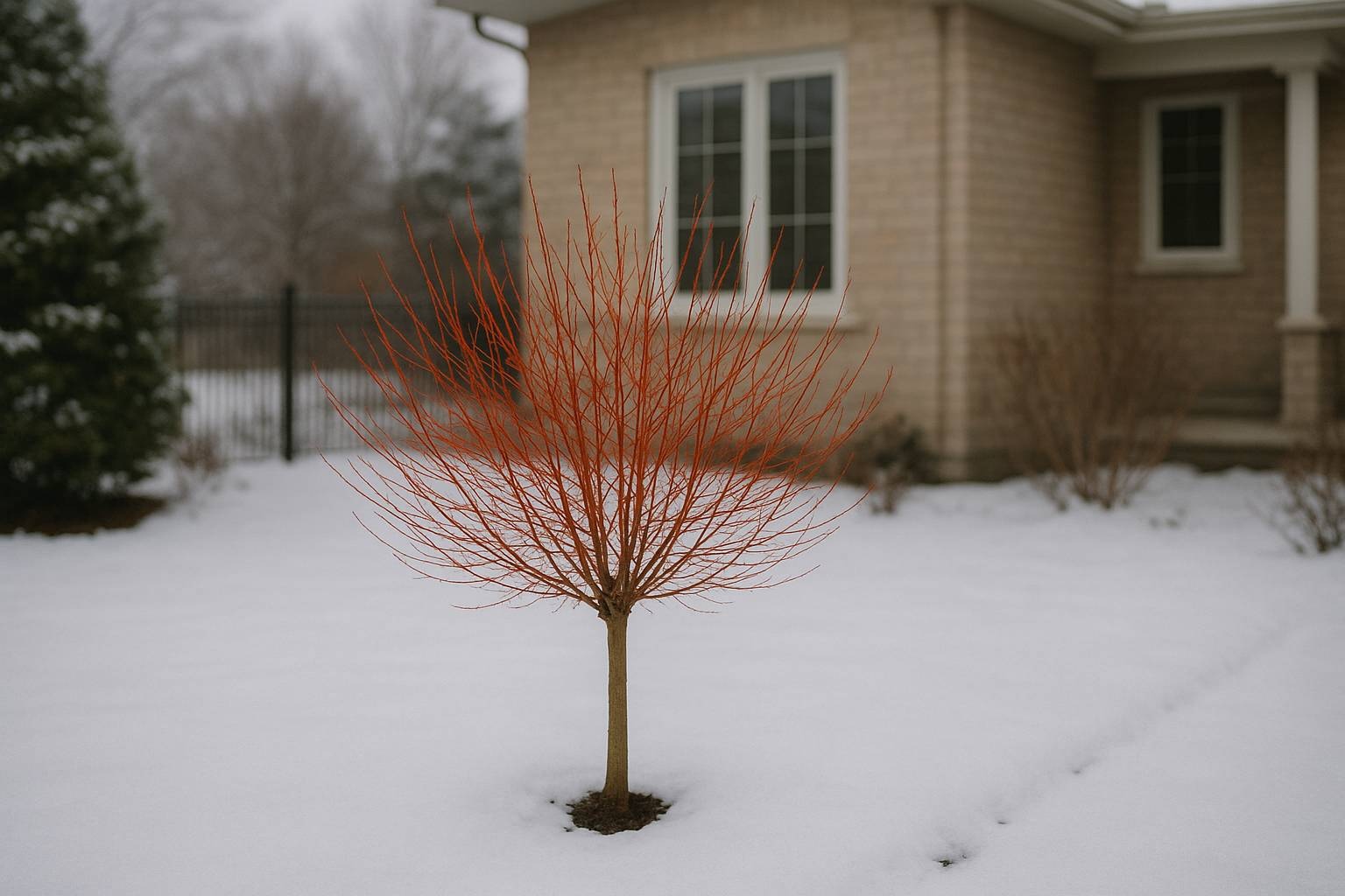 Wierzba Hakuro zimą – wygląd, pielęgnacja i ochrona. Poradnik