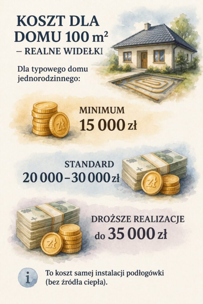 Ogrzewanie podłogowe – cena dla domu jednorodzinnego