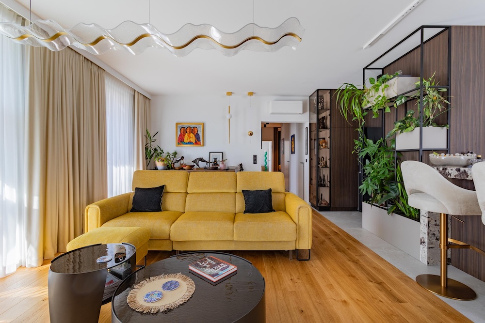 Projekt mieszkania 120 m² w Warszawie – nowoczesne wnętrze dla rodziny