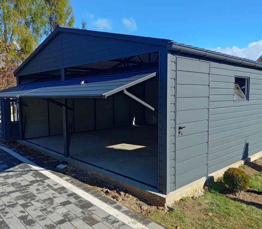 Garaż blaszany 3×5, 4×6 czy 6×6 – najpopularniejsze wymiary i ich zastosowanie