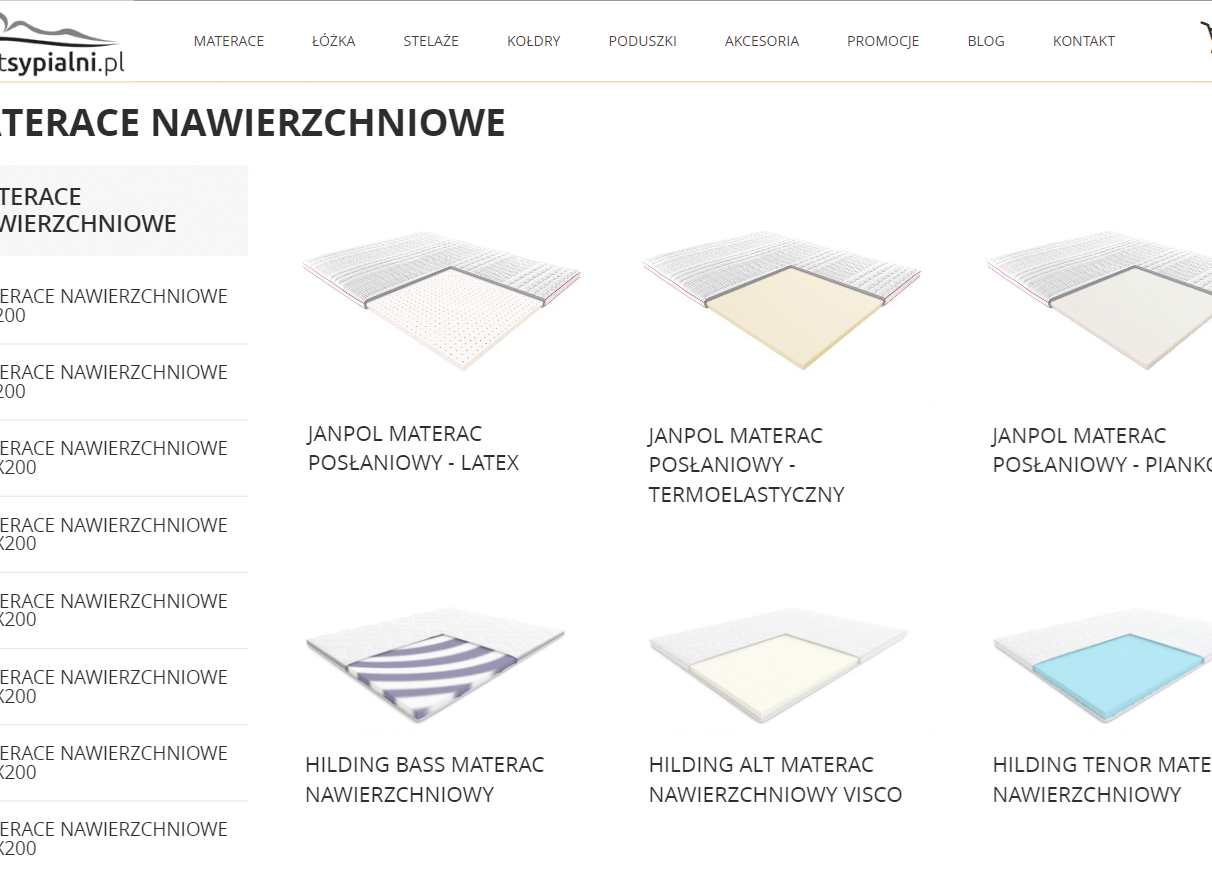 Materace nawierzchniowe – kiedy wystarczy topper, a kiedy konieczna jest wymiana materaca?