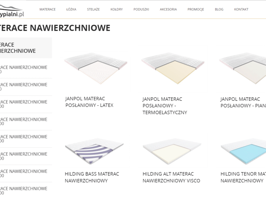 Materace nawierzchniowe – kiedy wystarczy topper, a kiedy konieczna jest wymiana materaca?